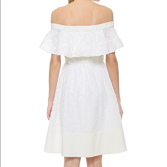 Tibi NEW off the shoulder textured mini dress 👗 4 - Picture 2 of 8